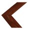 Ekena Millwork 11"W x 12"H x 3/4"D Vintage Farmhouse 3 1/2" Chevron, Barnwood Decor Collection, Salvage Red DECR11X12X075CHVRD - alternate 3